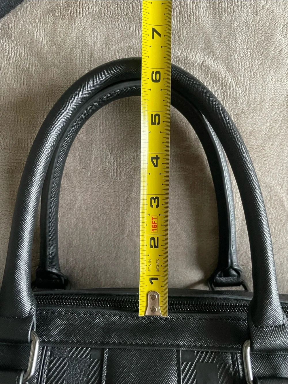 Ted Baker Black Waylin House Check Weekender Bag